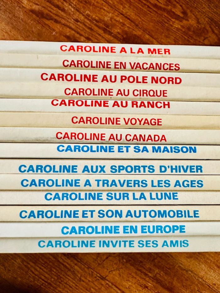 Lot de 14 livres vintage Caroline grands blancs anciens Pierre Probst Hachette Jeunesse - photo numéro 5