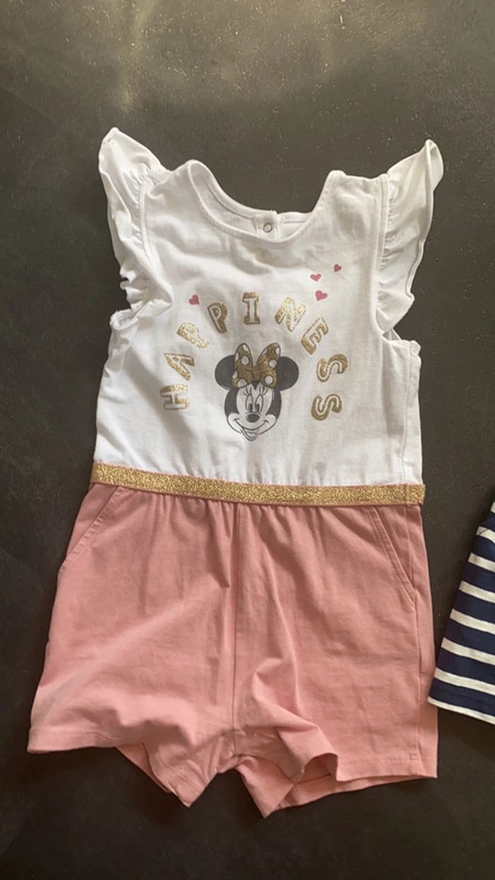 Combishort bébé fille Disney Orchestra - photo numéro 2