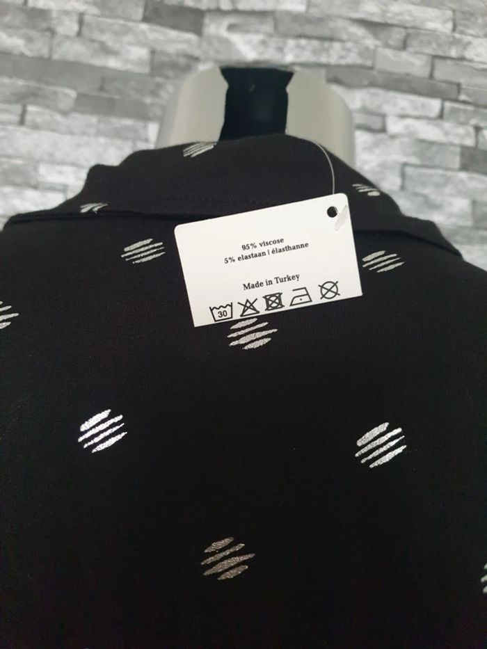 Robe noire et argentée Taille 36 - photo numéro 3