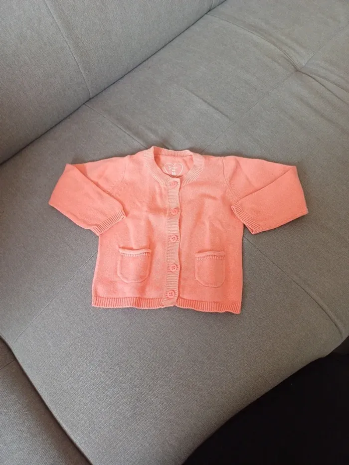 Gilet 3 mois grain de blé
