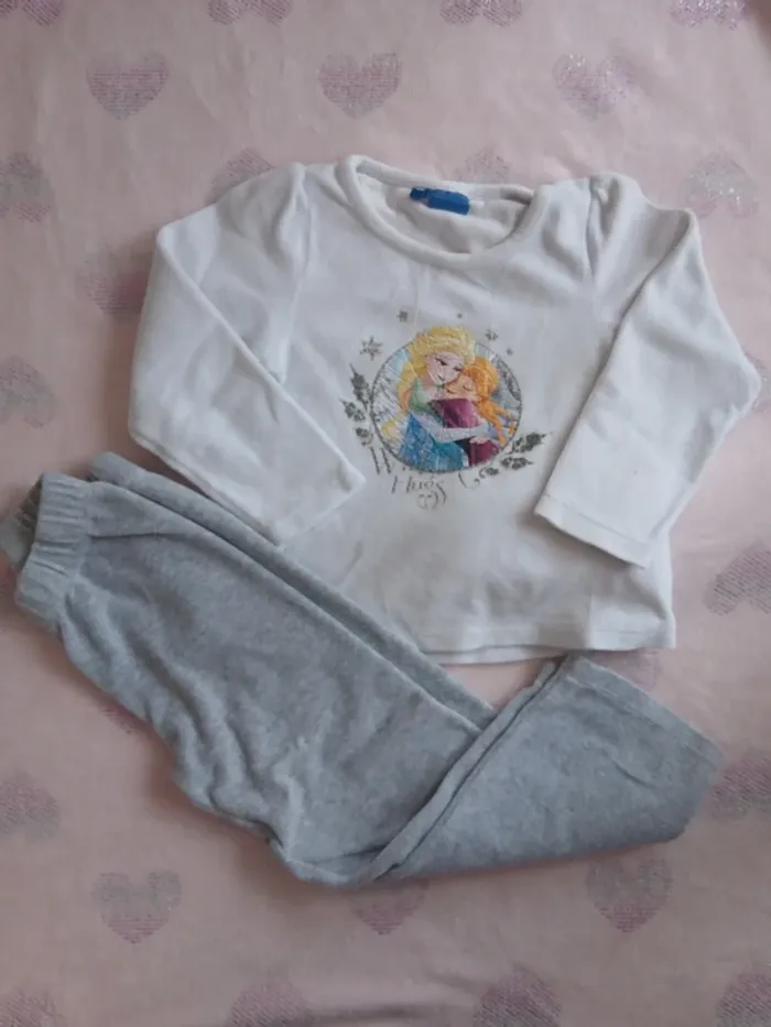 Pyjama 2 pieces Elsa 4 ans