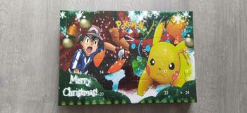 Calendrier de l'avent vert pokémon en position paysage