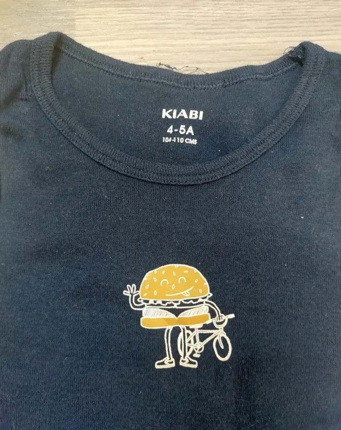 Débardeur marine hamburger 4-5 ans Kiabi - photo numéro 2