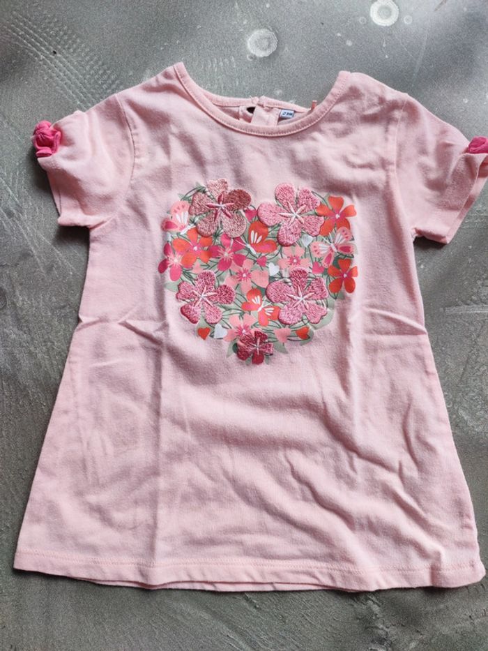 Ensemble fille 2 ans leggings et t-shirt manches courtes - photo numéro 2