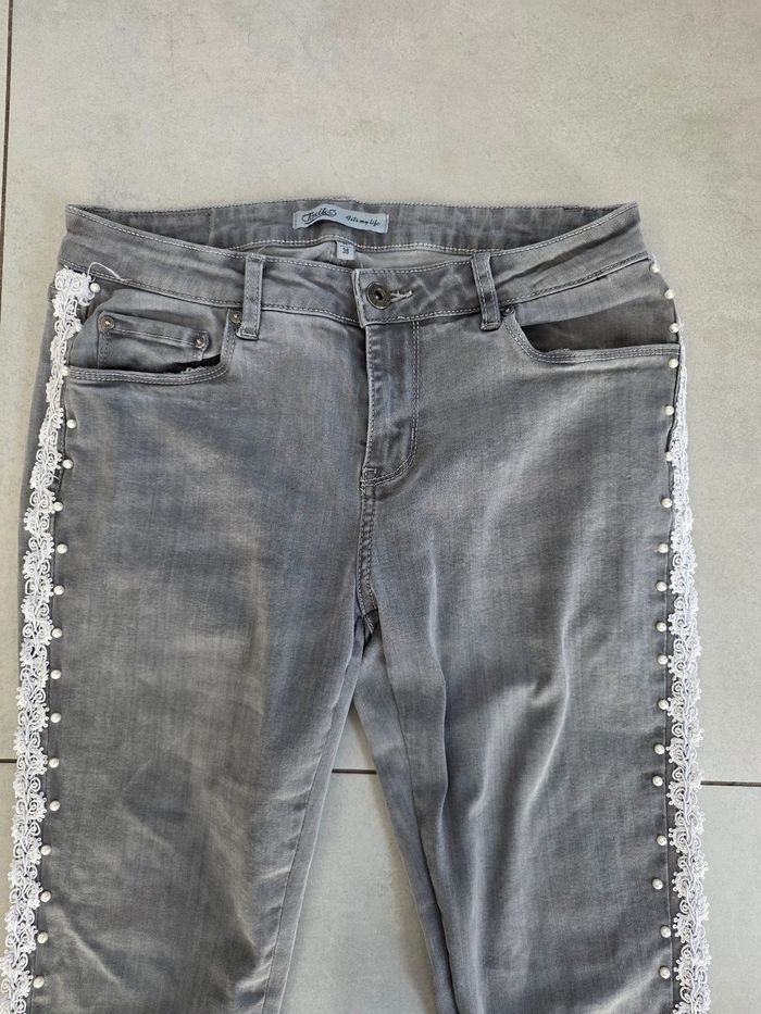 Jeans skinny taille basse Toxik3 taille 38 - photo numéro 2