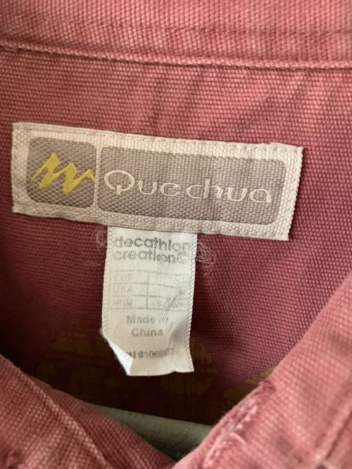 Chemise/Sur chemise bordeaux femme - Taille XL/XXL Quechua - photo numéro 4