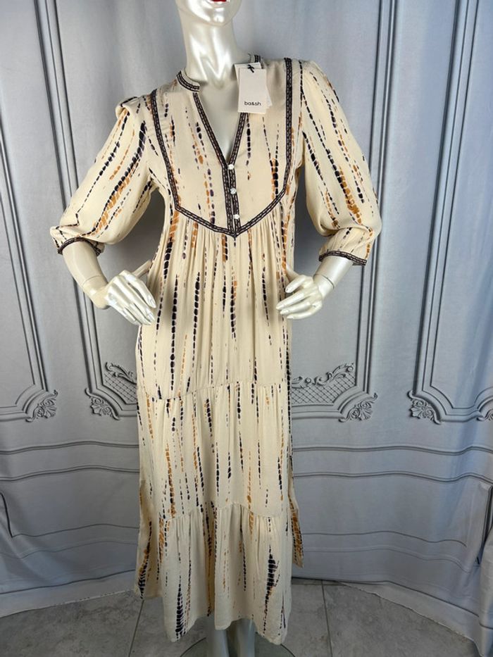 Robe longue Ba&sh crème T1 / S neuve