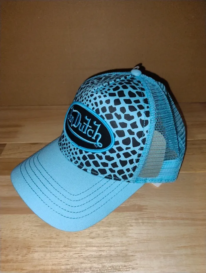 Von dutch casquette taille unique bleue et noire - photo numéro 3