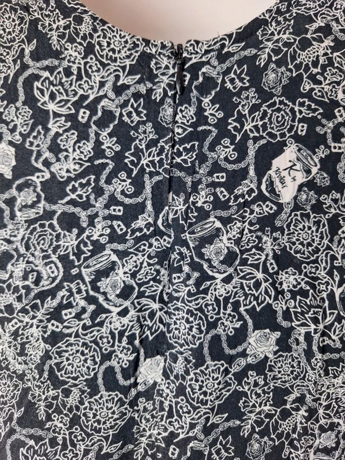Robe très légère noire et blanche 12 ans kookai - photo numéro 4