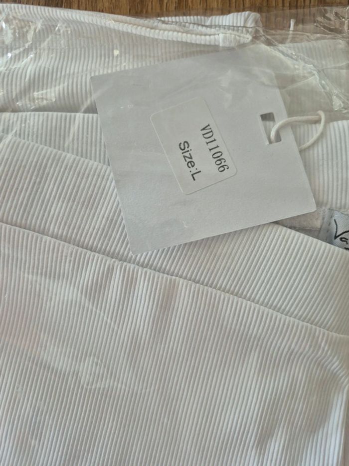 Legging Blanc Femme - photo numéro 3