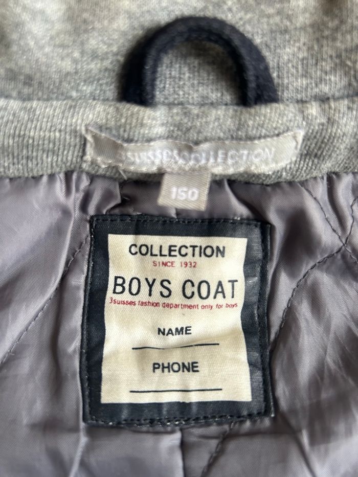 Manteau garçon 12 ans - 3 Suisses Collection, laine, capuche amovible - photo numéro 6