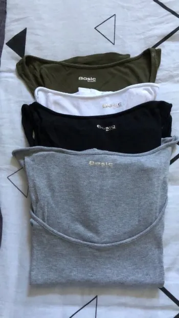 Lot de 4 tops