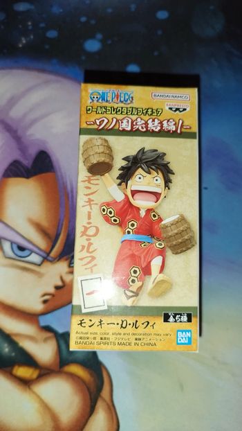Figurine One Piece WCF World Collectable Figure Mugiwara Luffy Wano kuni