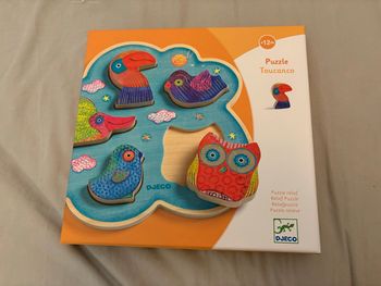 Puzzle en bois neuf Djeco