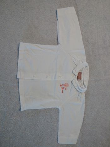 Chemise Natalys 3 mois (réf perso F-B18)(familleac72)