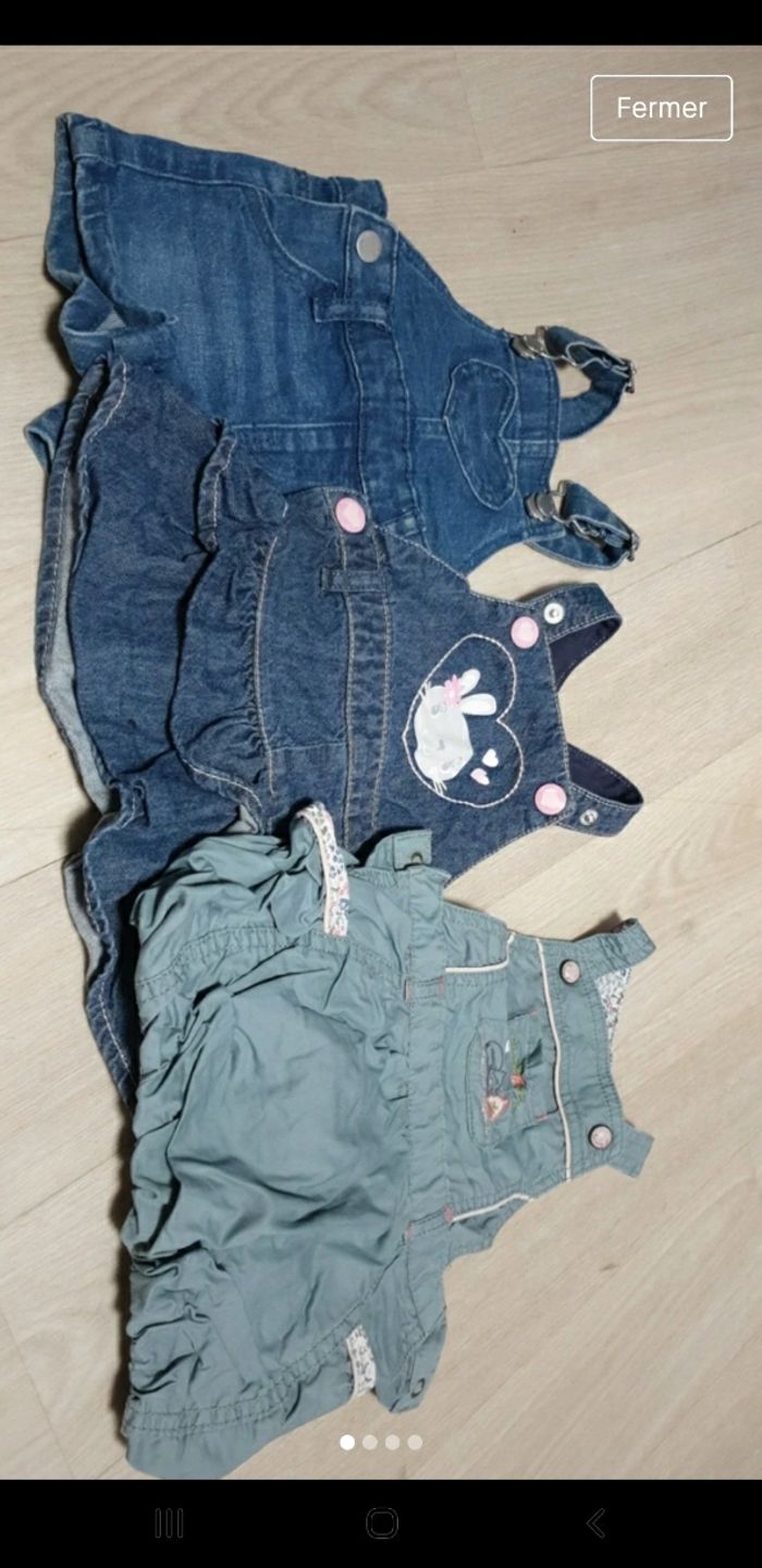 Lot de deux robe et une robe- short