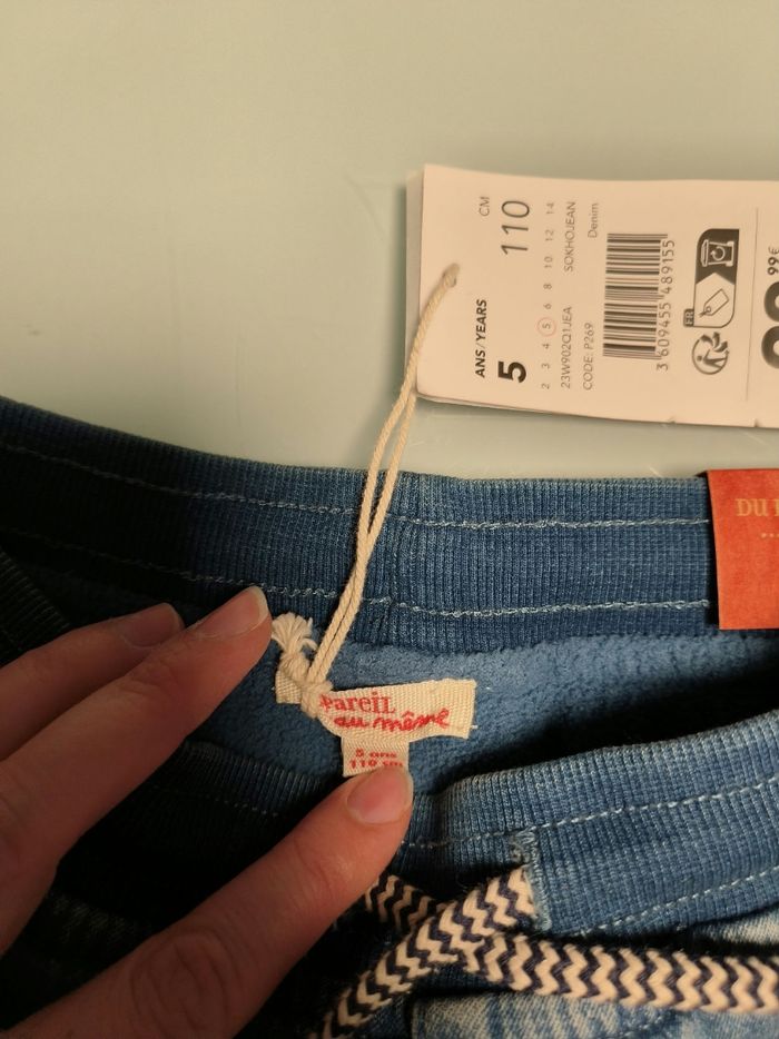 Pantalon chaud DPAM taille 5 ans neuf - photo numéro 3
