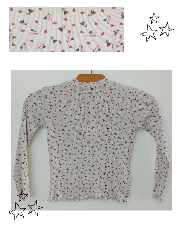 Gémo t-shirt d'hiver 8 ans fille