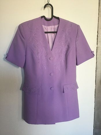 Veste brodée lilas 85s 90s 🇫🇷