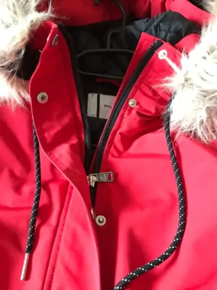 Manteau long rouge - photo numéro 2