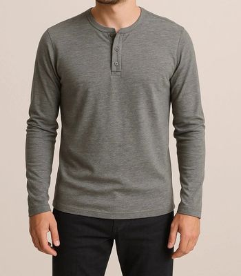 T-shirt manches longues gris homme Taille XS american eagle – Basique & confortable