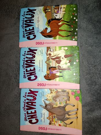 Lot livres mes amis les chevaux 