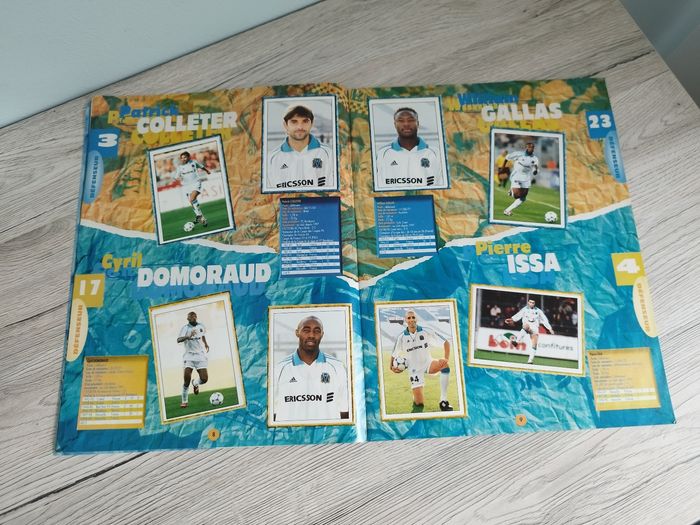 Album panini complet football olympique de Marseille - photo numéro 4