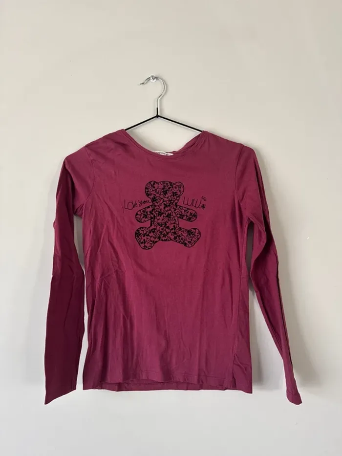 👚Haut manche longue - fille 12ans - lulu castagnette - très bon état