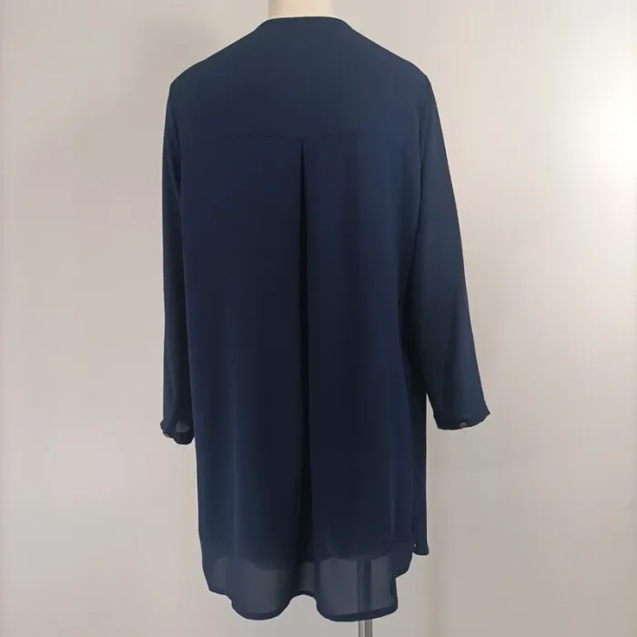 Robe courte/ tunique longue Bleu marine (A992) - photo numéro 6