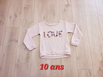 Sweat H&M 10 ans