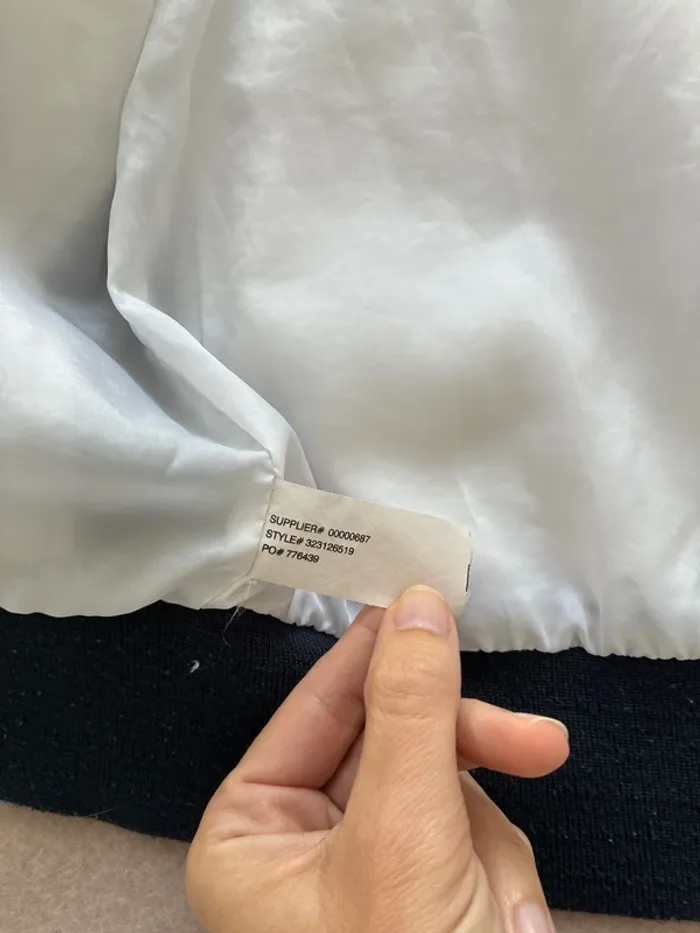 Veste zip blanche Ralph Lauren 6/7 ans en très bon état - photo numéro 8
