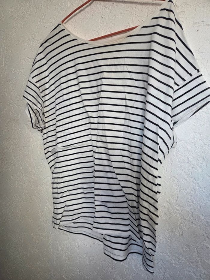 Haut t shirt femme mariniere