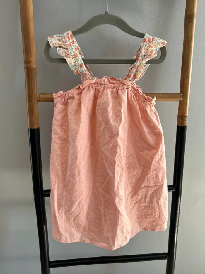 Robe été fleuris et saumon / dadati - 4 ans