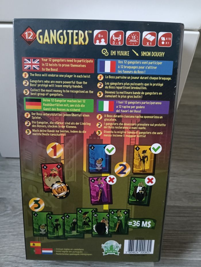 Jeu de société Gangsters 12 - photo numéro 2