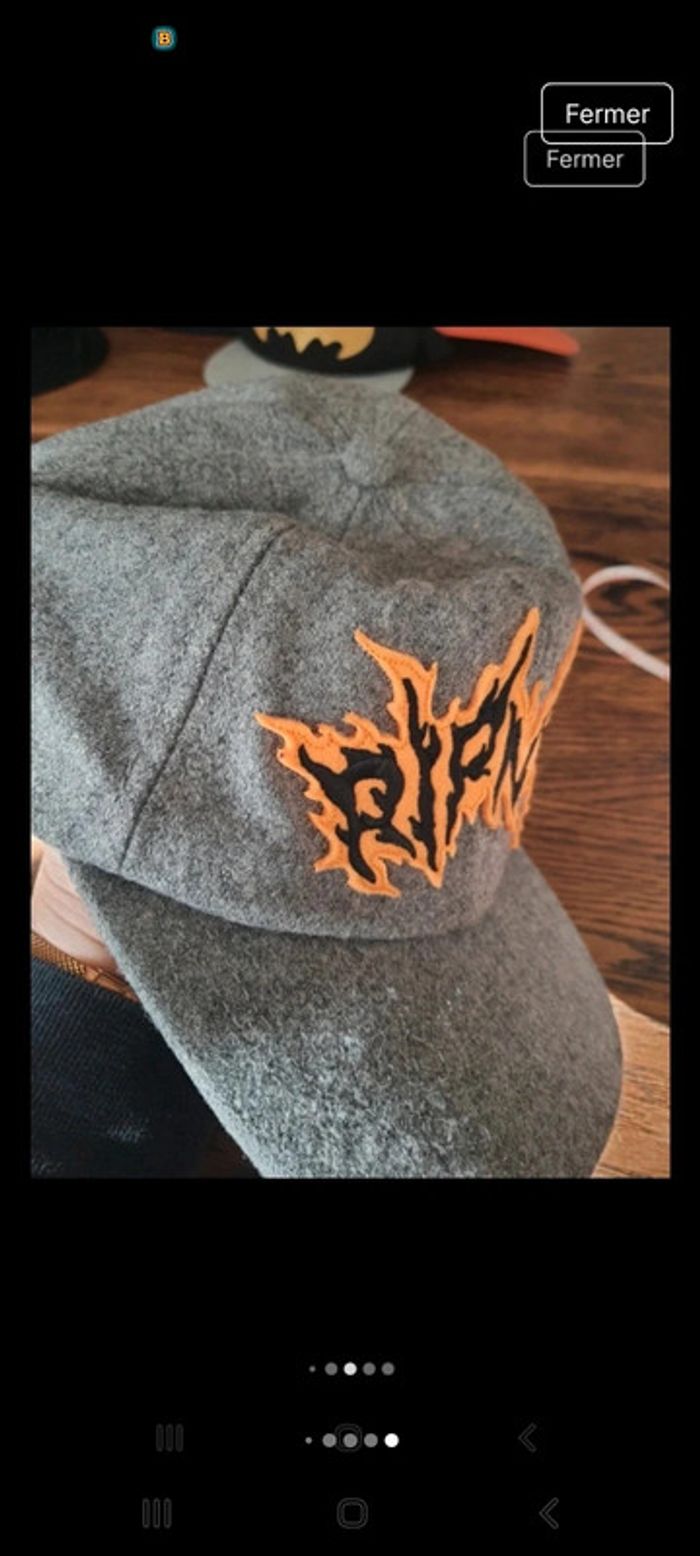 Casquette grise Ripndip réglable en 50% laine - photo numéro 16