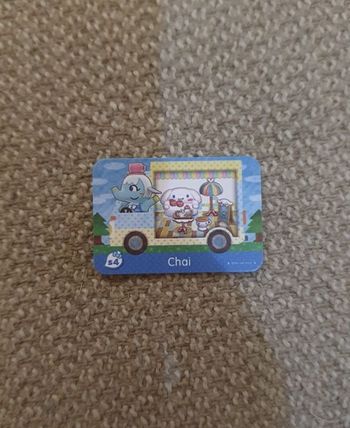 Mini Carte Amiibo NFC Animal Crossing Nintendo Chaï