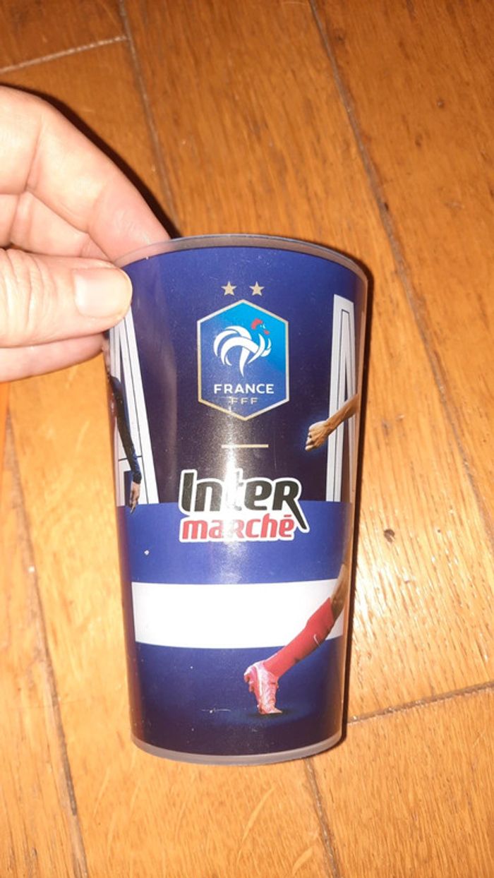 Verre intermarche football coman / dali - photo numéro 4