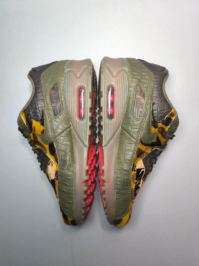 Baskets Nike air max 90 crocodile Gator green pointure 40 comme neuves sans boîte - photo numéro 3