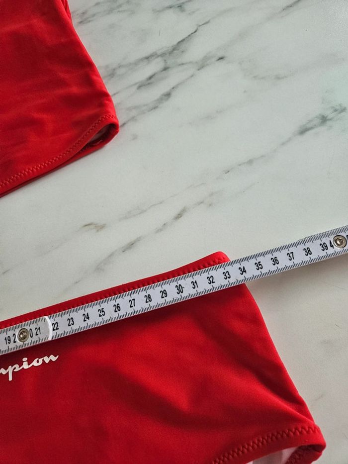 Champion bikini 2 pièces rouge taille M - photo numéro 10