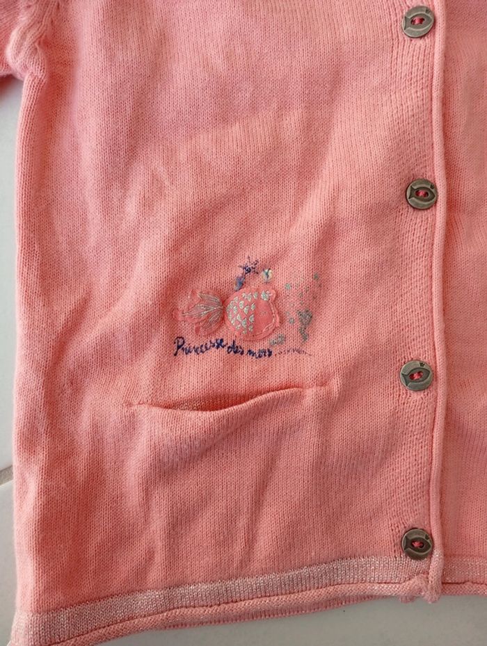 Gilet rose Sergent major taille 4 ans - photo numéro 4