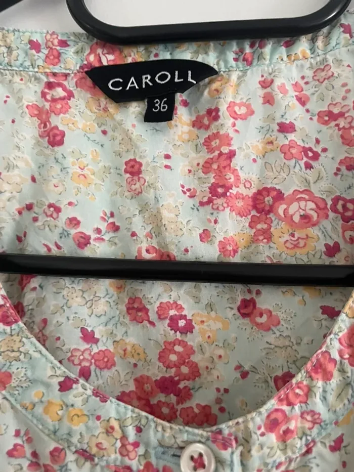 Blouse fleurie Caroll 36 - photo numéro 3