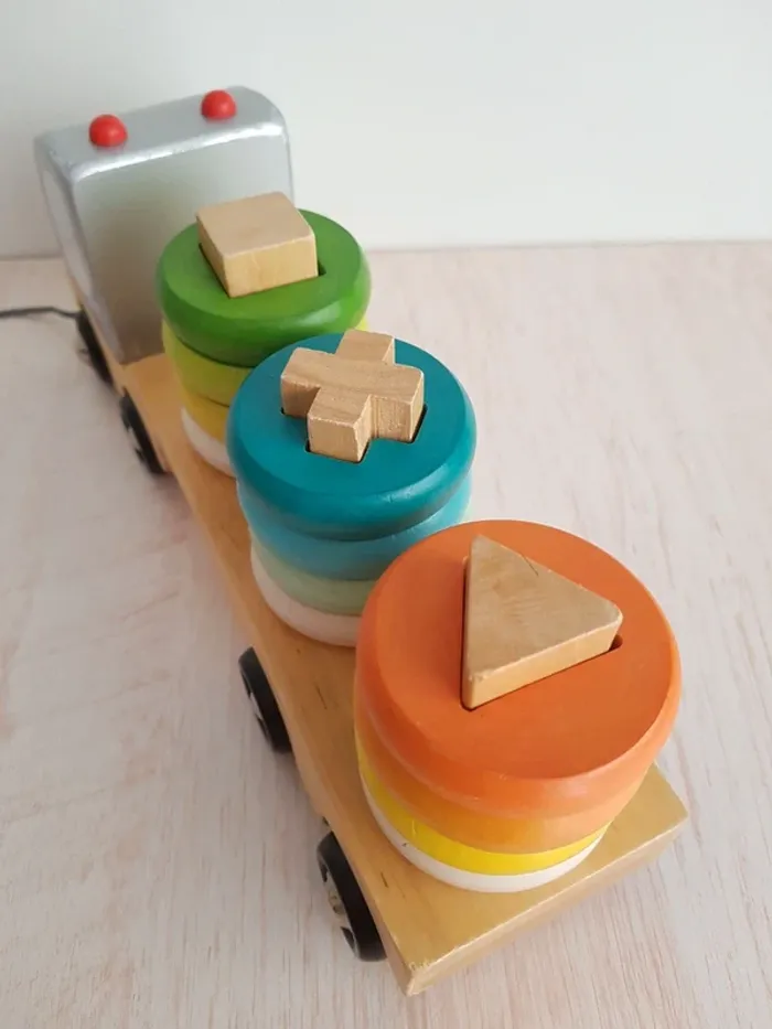 Camion multi color en bois Janod - photo numéro 15