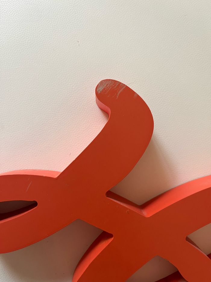 Décoration murale ou à poser Happy orange mandarine - photo numéro 5