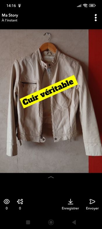 Blouson cuir