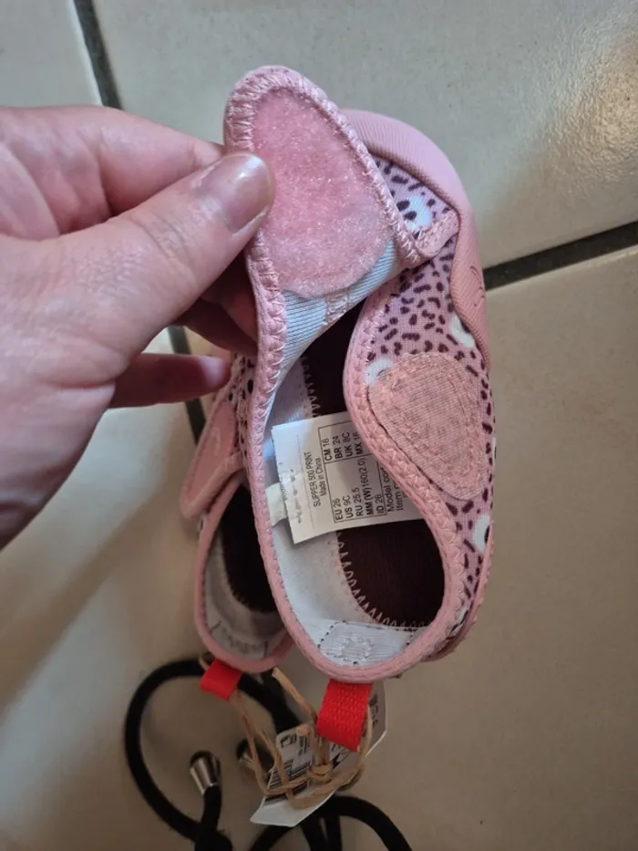 Chaussons antidérapant et respirant à scratch - photo numéro 3