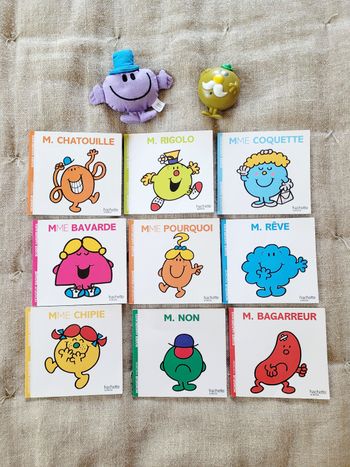 Lot de 9 livres M et Mme Hachette