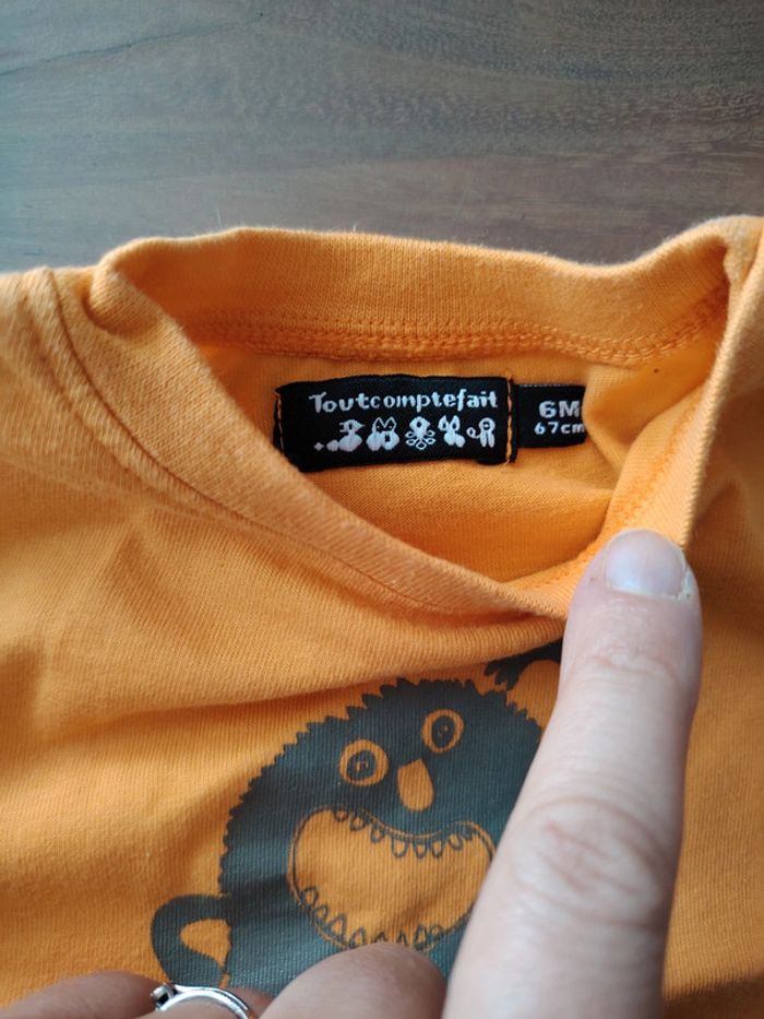 Tee shirt monstre - photo numéro 2