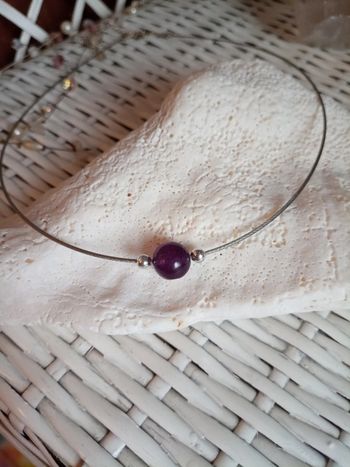 Collier améthyste