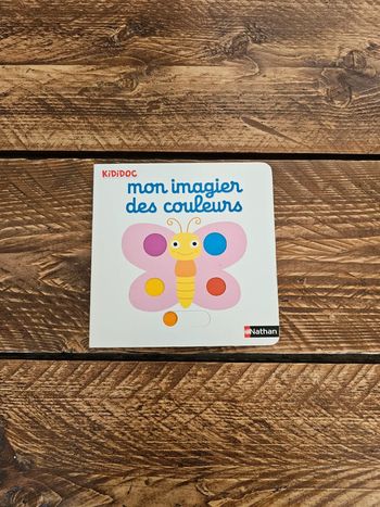 Livre enfant bébé Mon imagier des couleurs pop up
