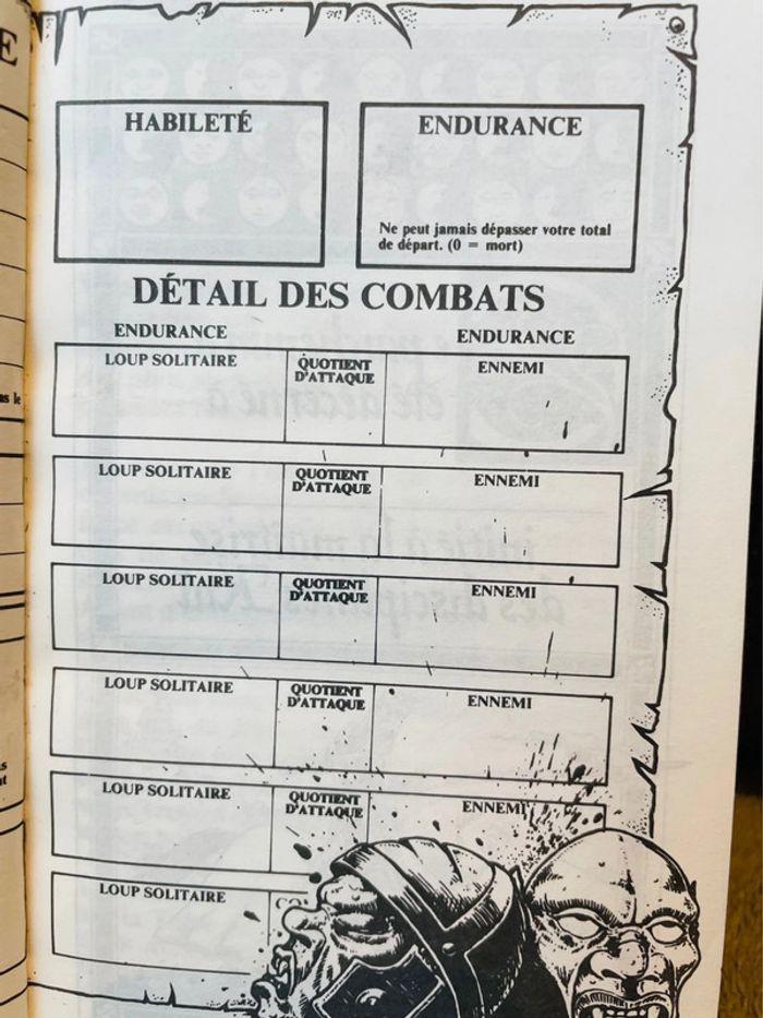 Livre dont vous êtes le héros le loup solitaire la traversée infernale V1 - photo numéro 10